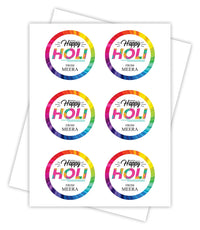 Personalized Happy Holi 2024 Stickers