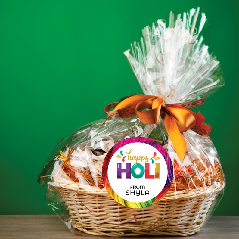 Personalized Happy Holi 2023 Stickers