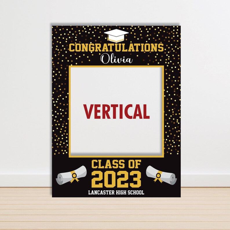 Personalized Graduation 2023 Selfie Frame