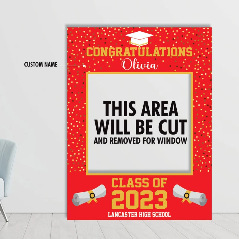Personalized Graduation 2023 Selfie Frame