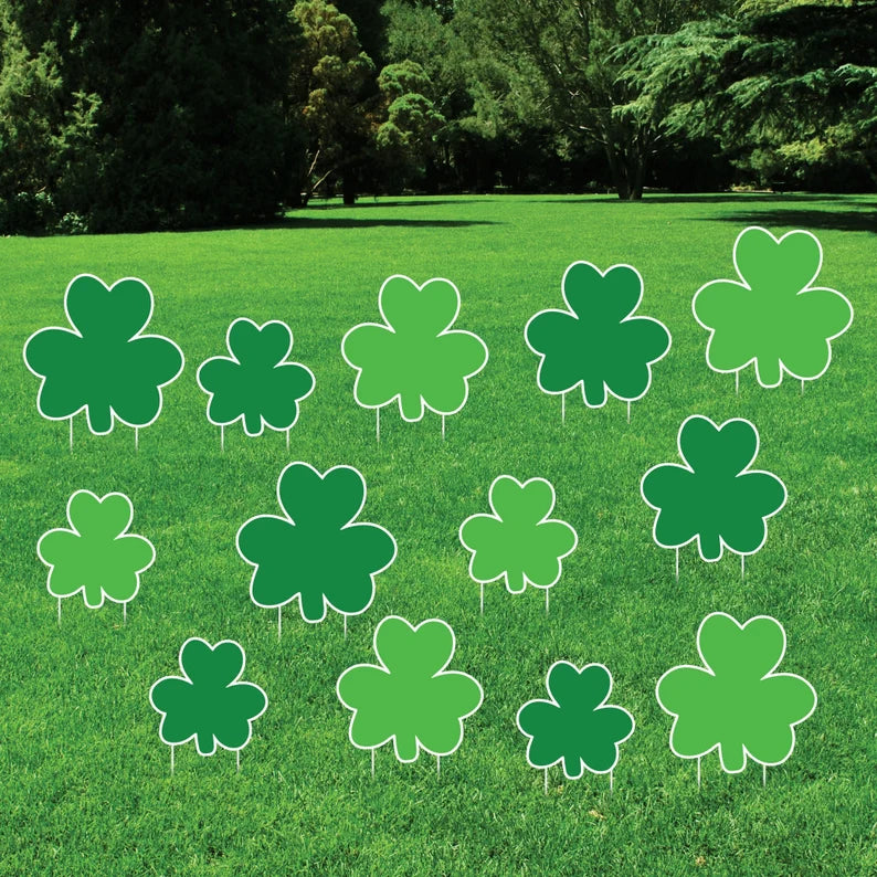 St. Patrick's Day Yard Sign Cutouts