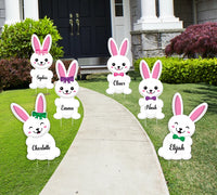 Personalized Easter Bunny Yard Sign Cutout