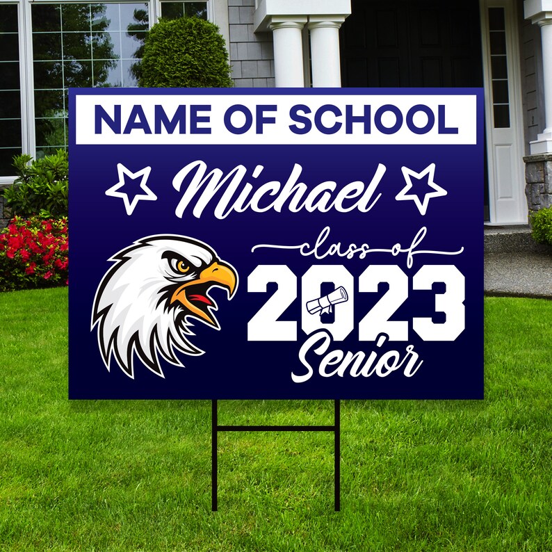 Personalized Graduation 2023 Yard Sign