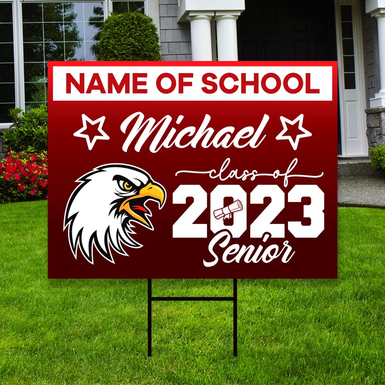 Personalized Graduation 2023 Yard Sign