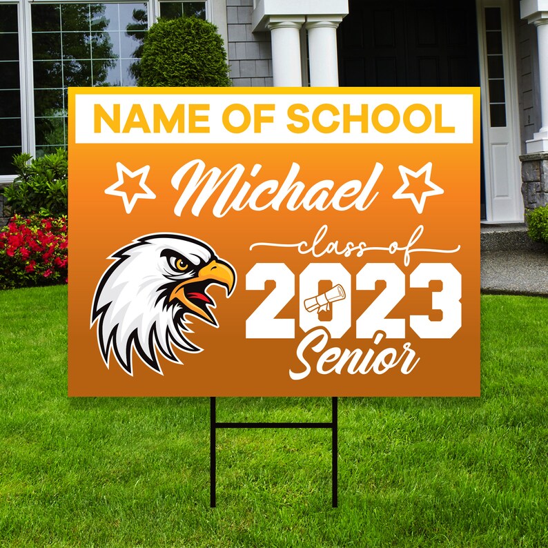 Personalized Graduation 2023 Yard Sign