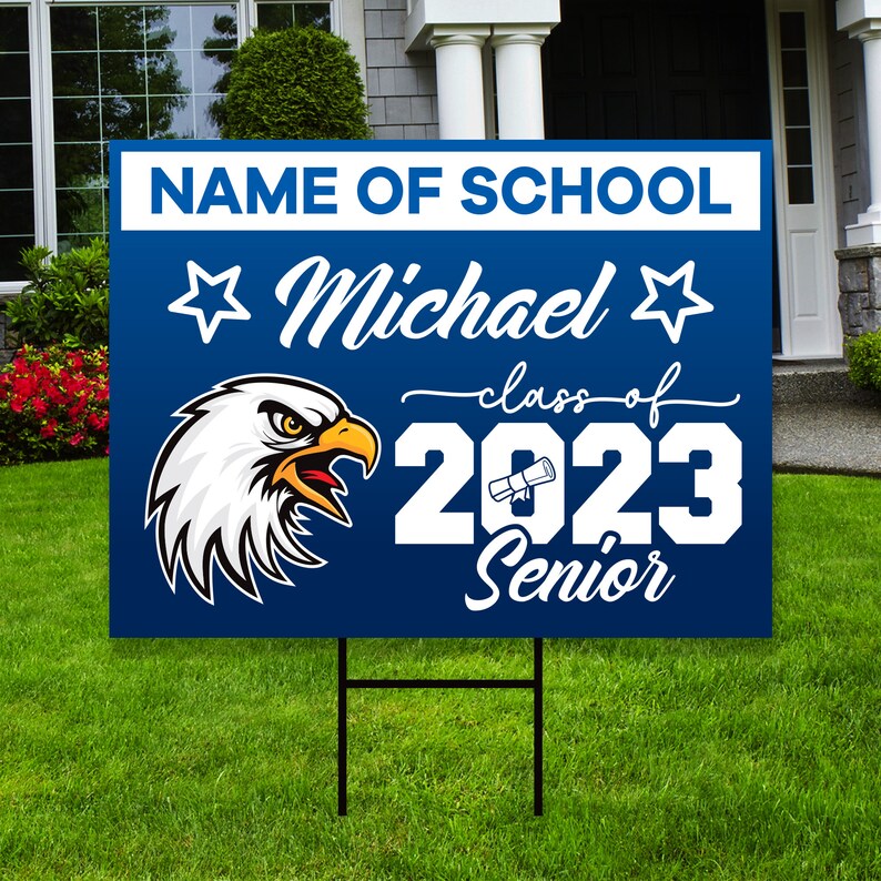 Personalized Graduation 2023 Yard Sign