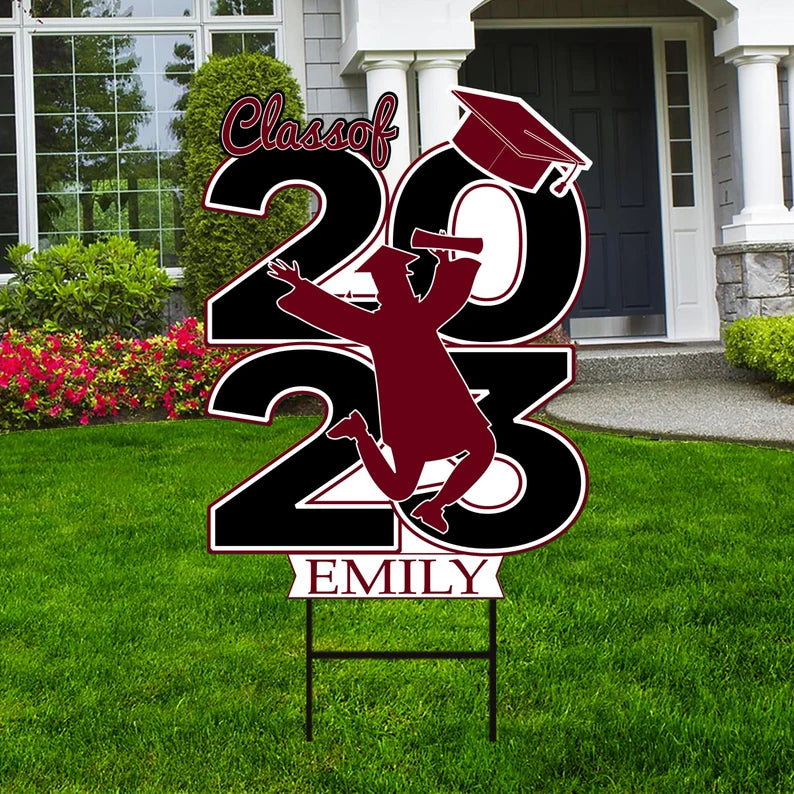 Personalized Graduation 2023 Yard Sign