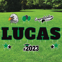 Personalized Graduation Yard Sign Letters