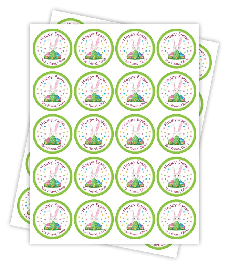 Custom Easter Bunny 2024 Stickers