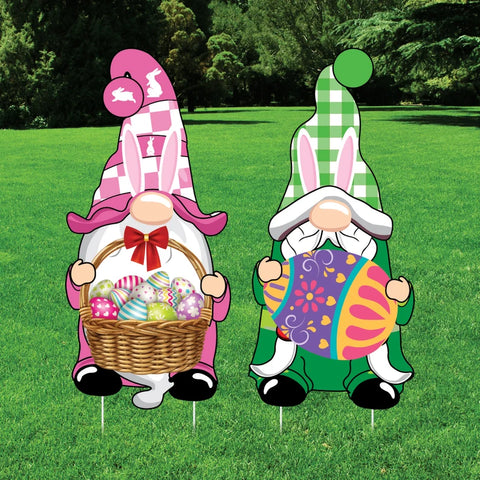 Happy Easter 2023 Yard Sign Cutouts