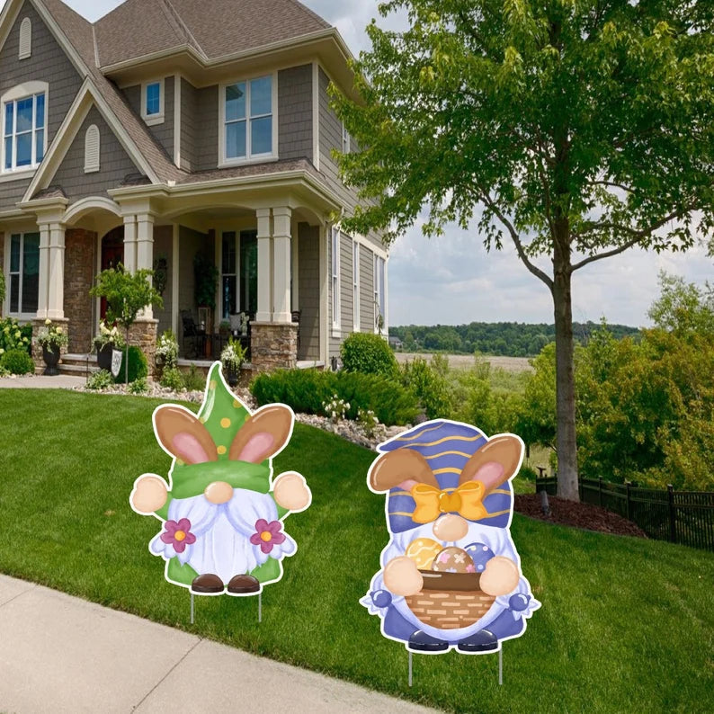 Happy Easter 2023 Yard Sign Cutouts