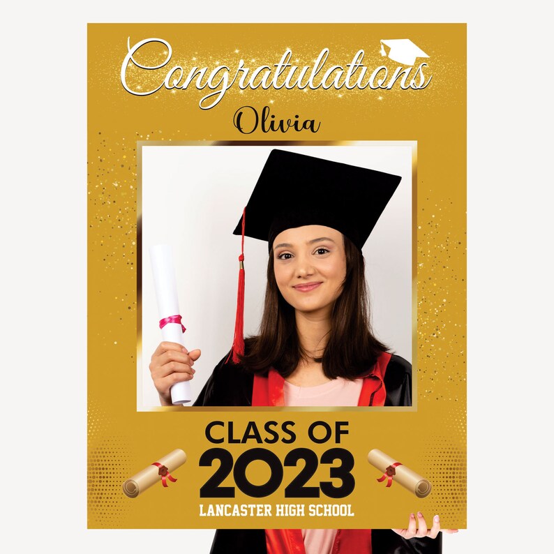 Personalized Graduation 2023 Selfie Frame