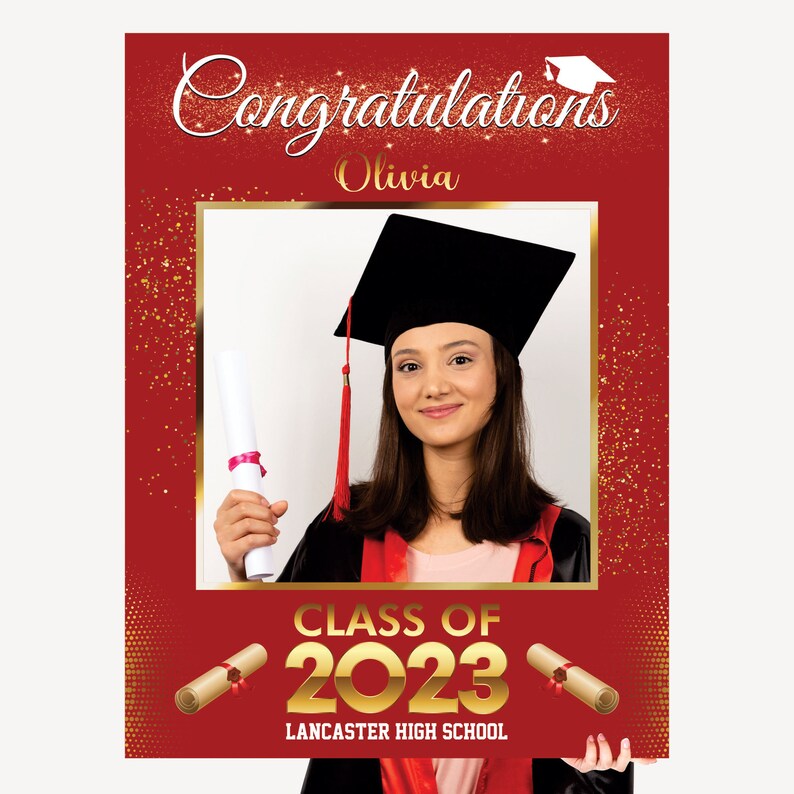 Personalized Graduation 2023 Selfie Frame
