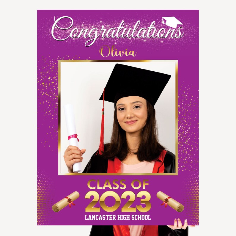 Personalized Graduation 2023 Selfie Frame