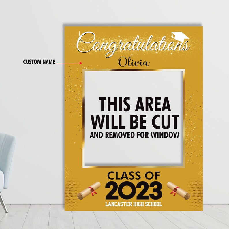 Personalized Graduation 2023 Selfie Frame