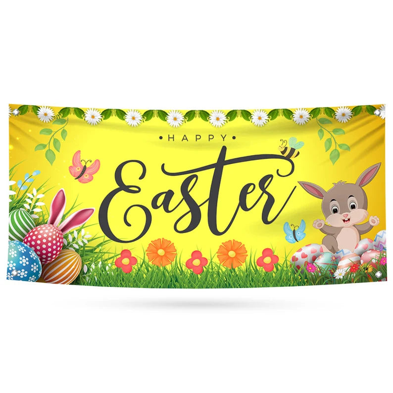Happy Easter Day 2023 Banner Sign