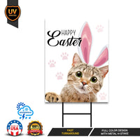 Happy Easter 2024 Yard Sign
