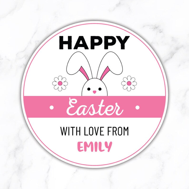 Custom Easter Bunny 2024 Stickers