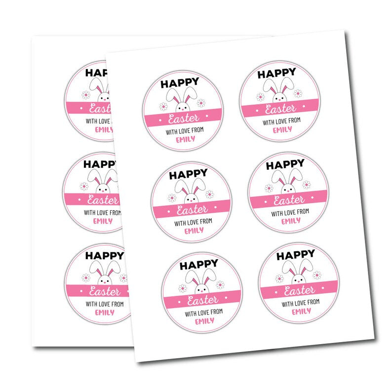 Custom Easter Bunny 2024 Stickers