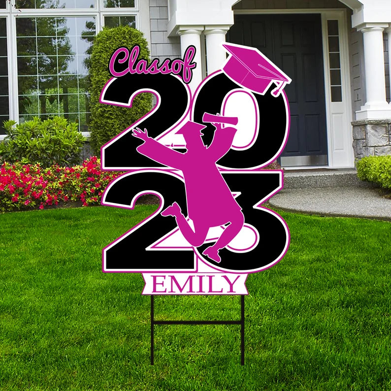 Personalized Graduation 2023 Yard Sign