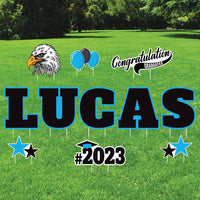 Personalized Graduation Yard Sign Letters
