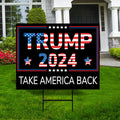 Trump Take America Back 2024 Yard Sign