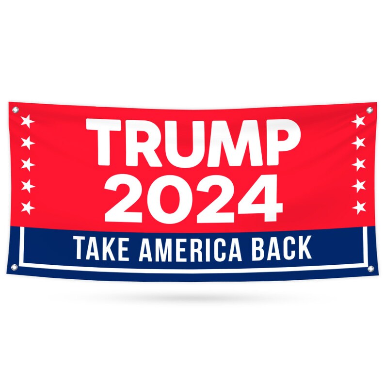 Trump 2024 Banner Sign