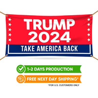 Trump 2024 Banner Sign