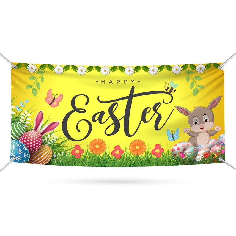 Happy Easter Day 2023 Banner Sign