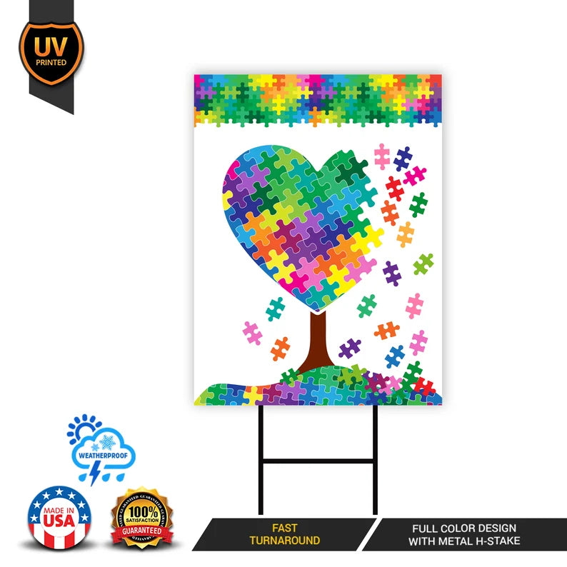 Autism Awareness Yard Sign