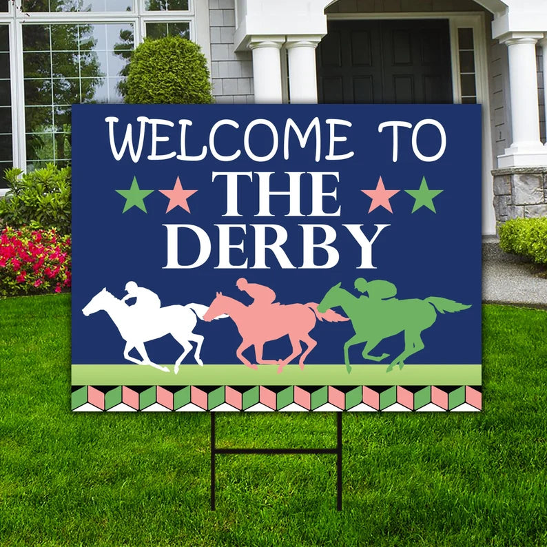 Kentucky Horse Racing Yard Sign