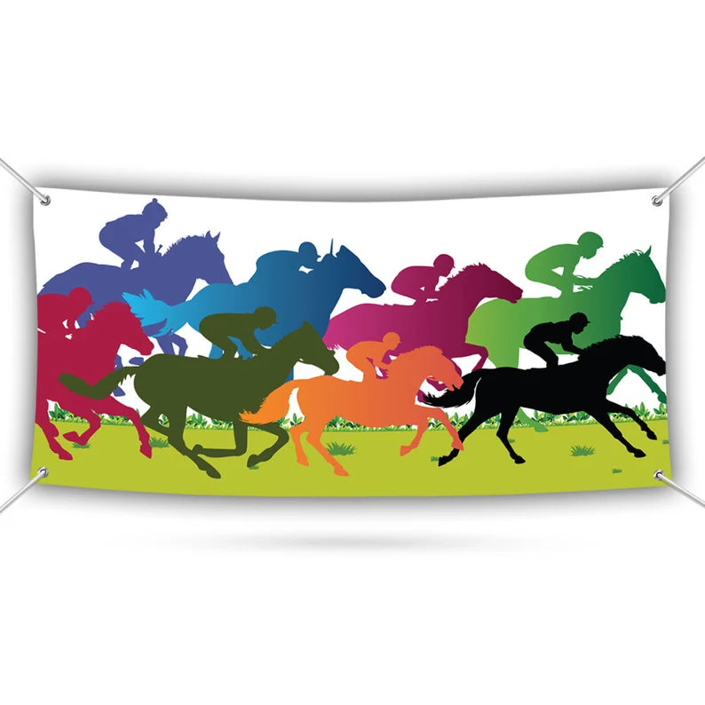 Kentucky Horse Racing Banner Sign
