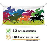 Kentucky Horse Racing Banner Sign