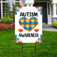 Autism Awareness Yard Sign