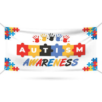 Autism Awareness Banner Sign