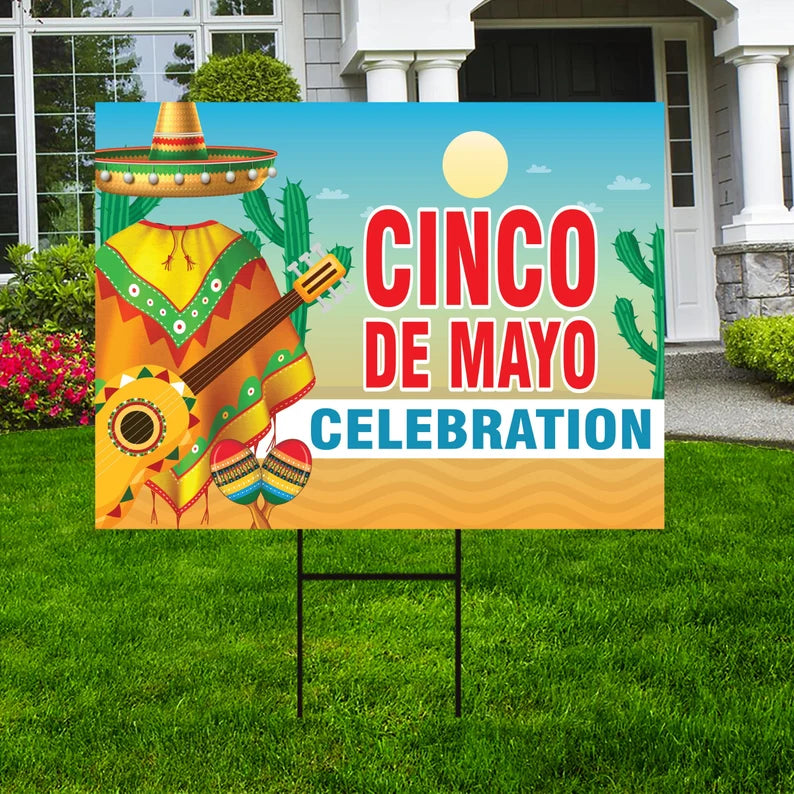 Cinco De Mayo Yard Sign
