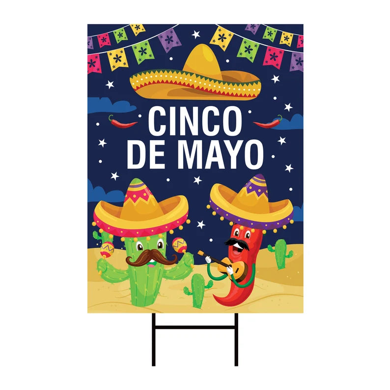 Cinco De Mayo Yard Sign