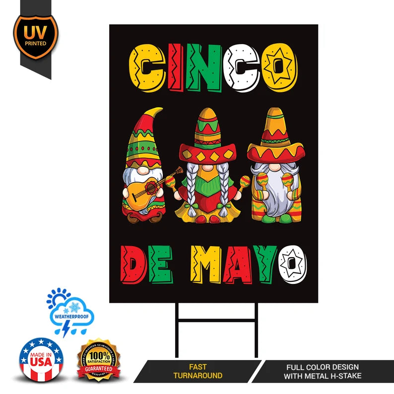 Cinco De Mayo Yard Sign