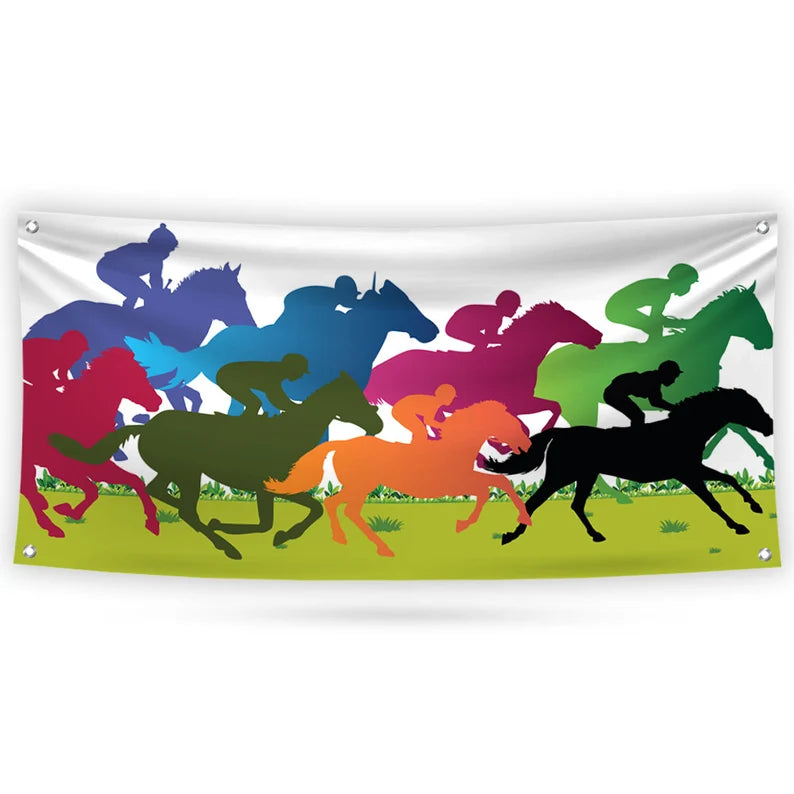 Kentucky Horse Racing Banner Sign
