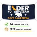 Larry Elder For California Governor Banner Sign