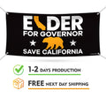 Larry Elder For California Governor Banner Sign