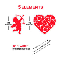 Happy Valentines Day Yard Sign