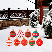 Christmas Ornament Yard Signs