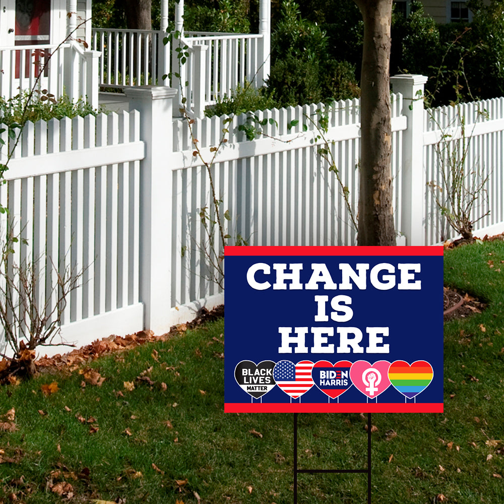 Hate Has No Home Here Black Lives Matter Yard Sign