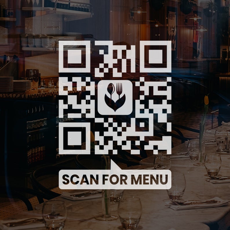 Custom QR Code Business Decal