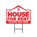 Custom House for Rent Yard Sign