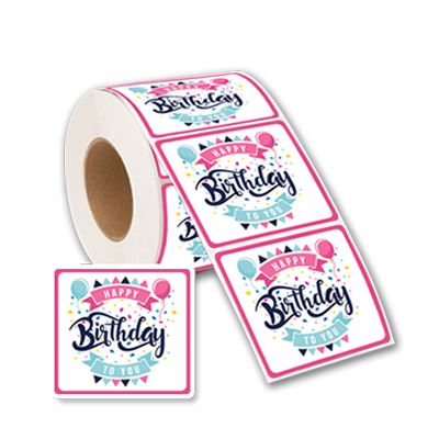 Square Roll Labels
